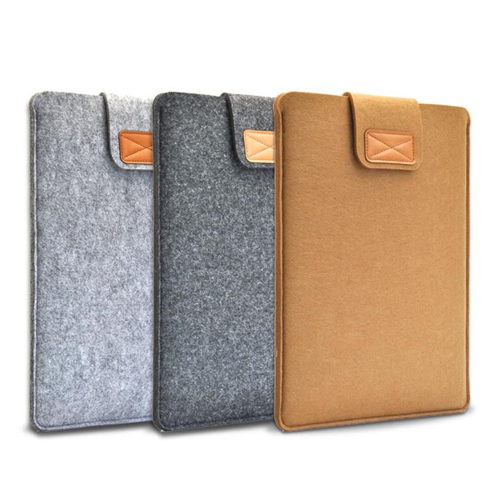 Laptop Sleeve - Professionele wollen vilten tas, draagbare hoes,