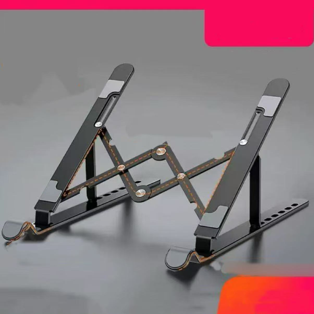 Laptop Cooling Pad - Opvouwbare laptopstandaardhouder Riser Draagbare verstelbare notebookstandaard