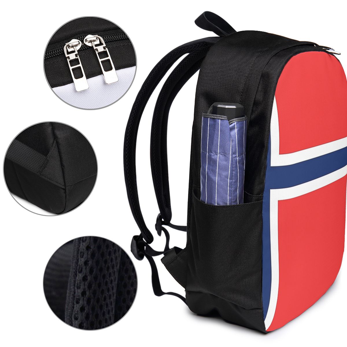 Noorse vlag rugzak reisnoteboo - Laptop Bag recensie en prijs