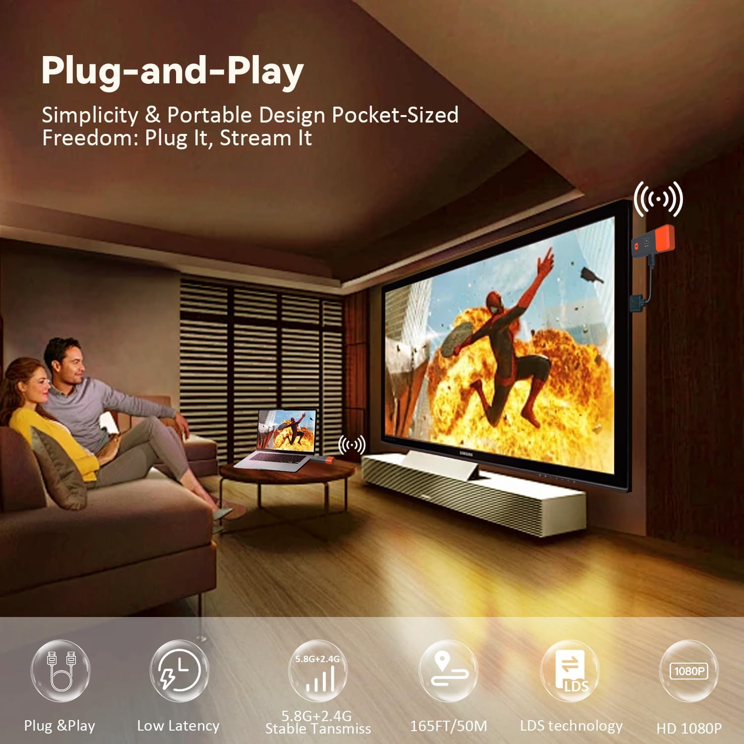 50M draadloze transmissie vide - Hdmi Cable recensie en prijs