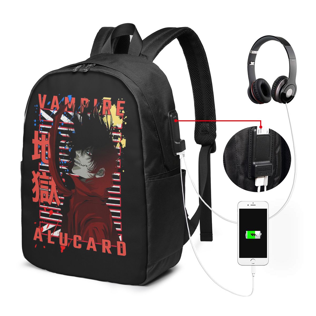 Alucard Hellsing Manga Rugzak  - Laptop Bag recensie en prijs